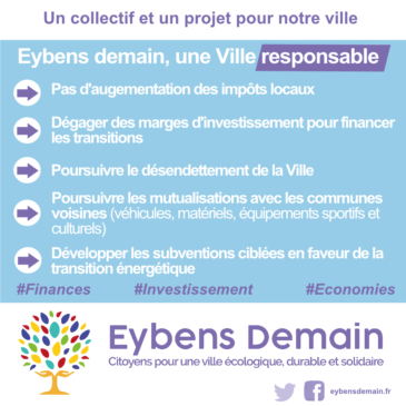 Habiter Eybens demain … Une ville RESPONSABLE